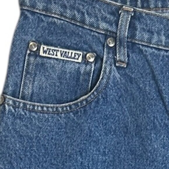 Vintage West Valley High Rise Mom Jeans‎ Sz 8 Button Fly Tapered Leg Made Italy - Picture 8 of 8